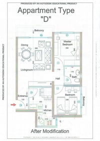 شقة مساحة ٨٠ م  تتكون من غرفتين وصالة ومطخ وخدمات وبالكون طابق اول وجه...