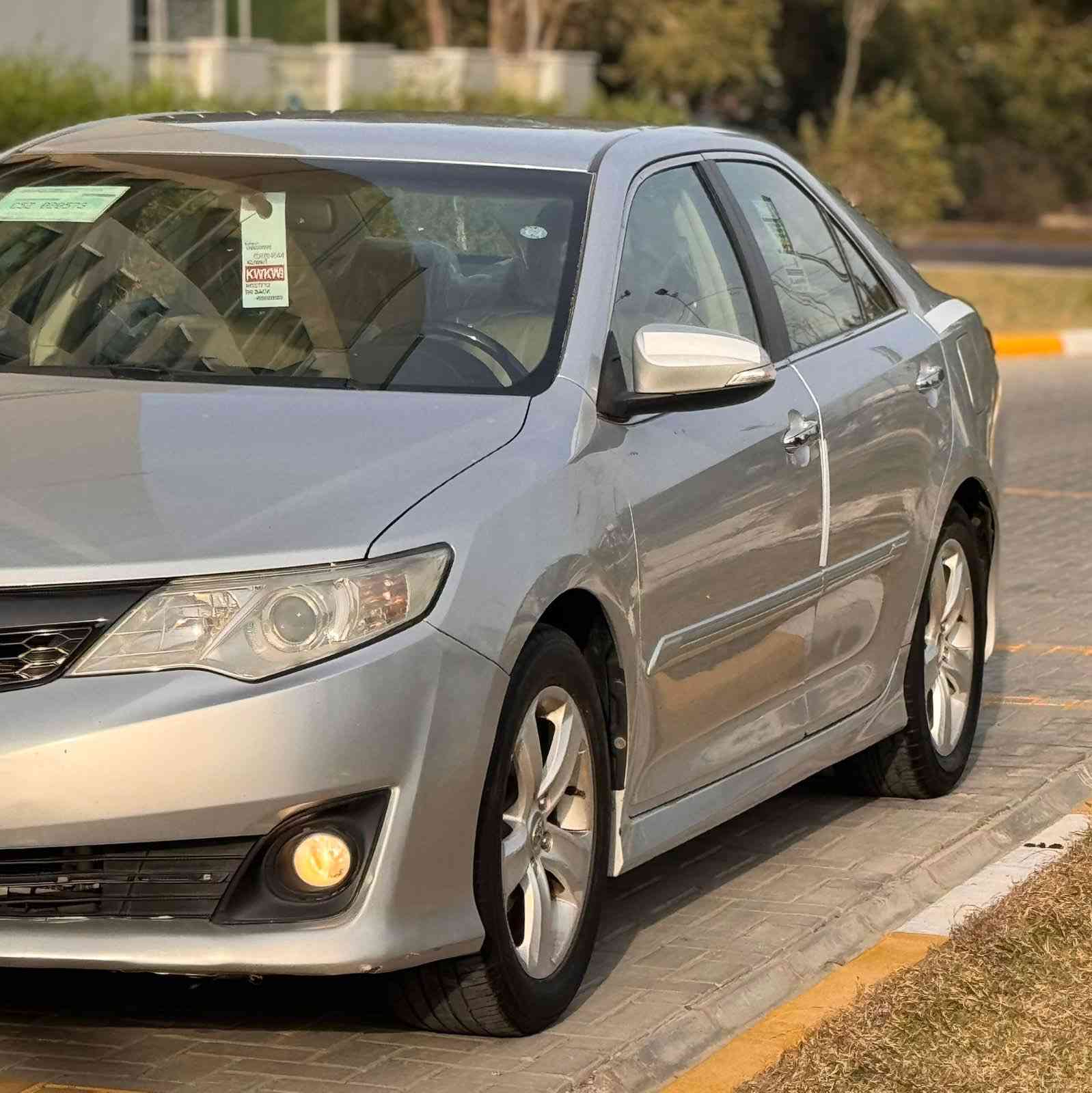 للبيع فقط كامري 13 وارد خليجي
سياره كلش جديده و حلوه و ما بيها اي نقص جاهزه من الدعاميه للدعاميه 
مواصفات SE تجي نص فول 
محرك 4. سلندر 2400 
شاشة بلاديه 
كامره خلفيه 
حساس خلفي 
داخل جلد بيج 
كشن كهرباء
كروز سرعه 
تحكم ستيرن كامل 
مرايا كهرباء. 
سنترلوك 
اشاير مري 
 
سياره كلش حلوه و محافض عليها  
سياره بيها صبغ بالدعاميه الأماميه و بيها ملاحضات بسيطه موضح كل شي بالسونار محرك كير ميكانيك كله بشرط جاهز من كل شي 
سعر السياره 13800$ بيها مجال بسيط حك الجيه للأستفسار الأتصال على الأرقام *********** متوفر واتساب 
*********** و تحياتي للجميع
