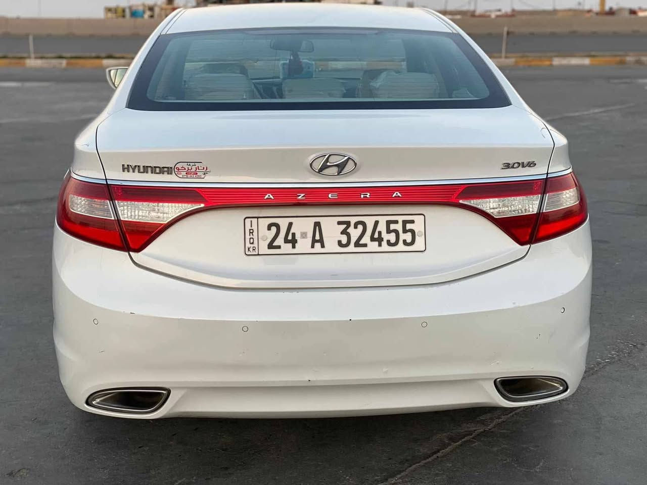 السلام عليكم 
هونداي   ازيرا   2014
مكفوله كفاله عامه بس بارد فقط 
مكينه كير مكفول 
وارد خليجي 
6v 3300  حجم المحرك 
المكان الديوانية للاستفسار  ***********
السعر 130 وبيه مجال 
مكلف بل نشر
