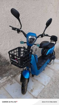 دراجه للبيع محرك بقوة 500 واط السرعه 40 الا 45  3 اوضاع للسرعه تشغيل ع...