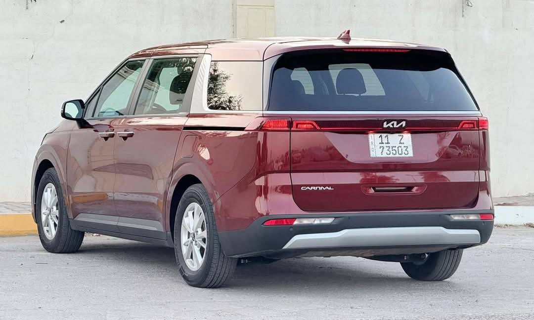 السلام عليكم   
كيا كرنفال 2023 LX وارد امريكي صور الحادث مرفقة
بل منشور السيارة ترقيم جديد بغداد بأسمي تحويل مباشر
المواصفات: بصمة / بصمة ابواب / تشغيل عن بعد
رادار امامي / رادار جانبي / كشنات جلد / كشن كهرباء
تدفئة كشنات / 8 راكب / 6 سلندر 3500
ماشية 36 الف ميل / هندبريك بصمة / اوتو هولد 
مود درايف / بيبان كهرباء / تحديد مسار / قيادة الية
حساس خلفي / ويل كب / اشاير بل مري 
امامي LED / لايت زنون / شاشة كبيرة / كامرة دوارة
فول تحكم ستيرن / 3 قطع تبريد مركزي / كشنات قلابة
بلوتوث / AUX / ABS / USB 
المكان بغداد الدولعي
للتواصل والأستفسار:***********
