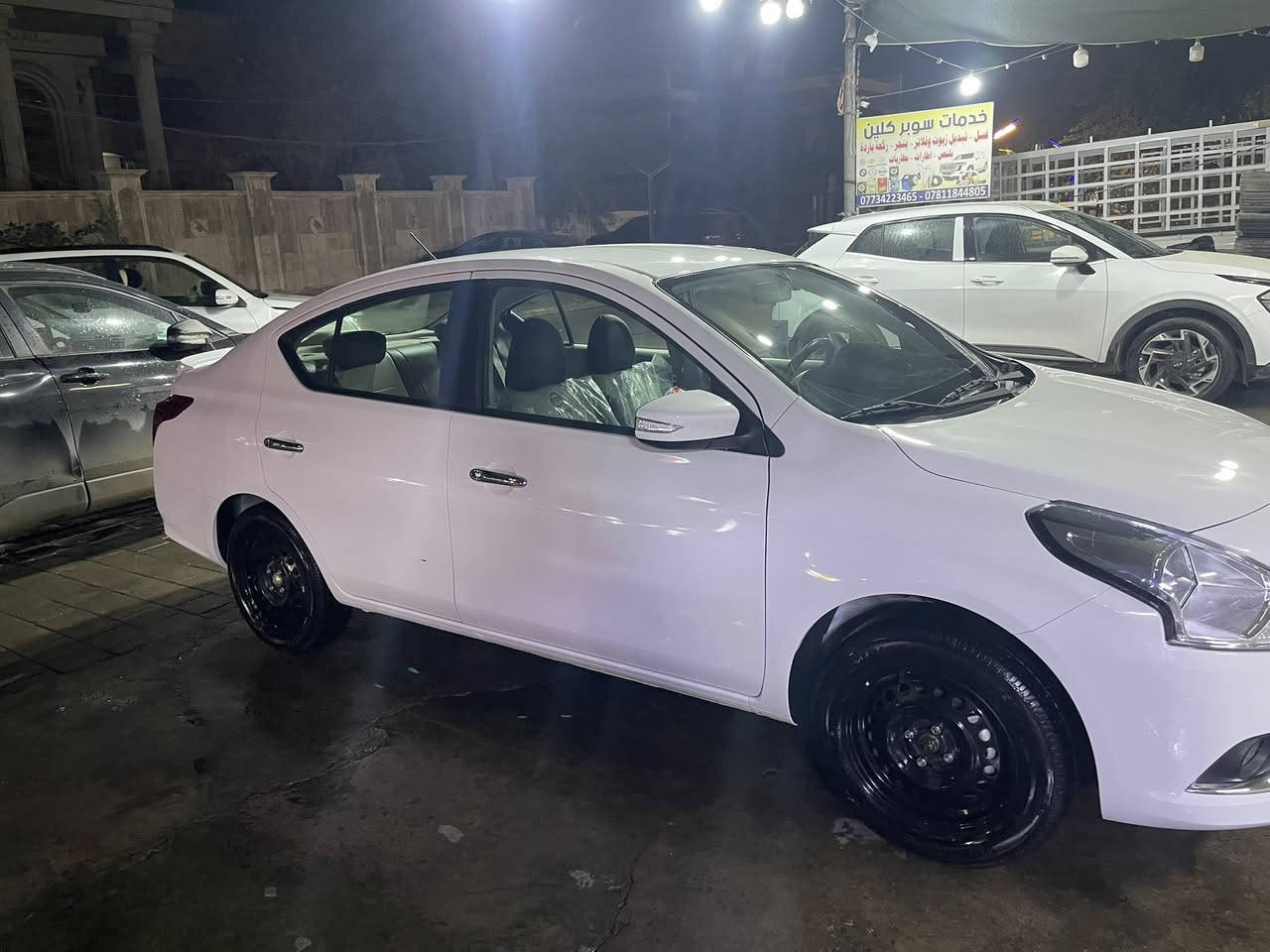 نيسان صني ٢٠٢٥ ماشيه ٧ الف بحالة الوكاله كامل مواصفات 
مكفول كفاله عامه السعر ١٣٠ وبيها مجال رقم اربيل مكاني بأسمي مكاني بغداد حي حطين 
   واتس ***********
