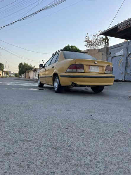 السلام عليكم سمند للبيع السياره تشتغل وتمشي وتبريد شغال  بس ابيع كوم حديد السعر 20 وبيه مجال ***********مكاني زعفرانيه
