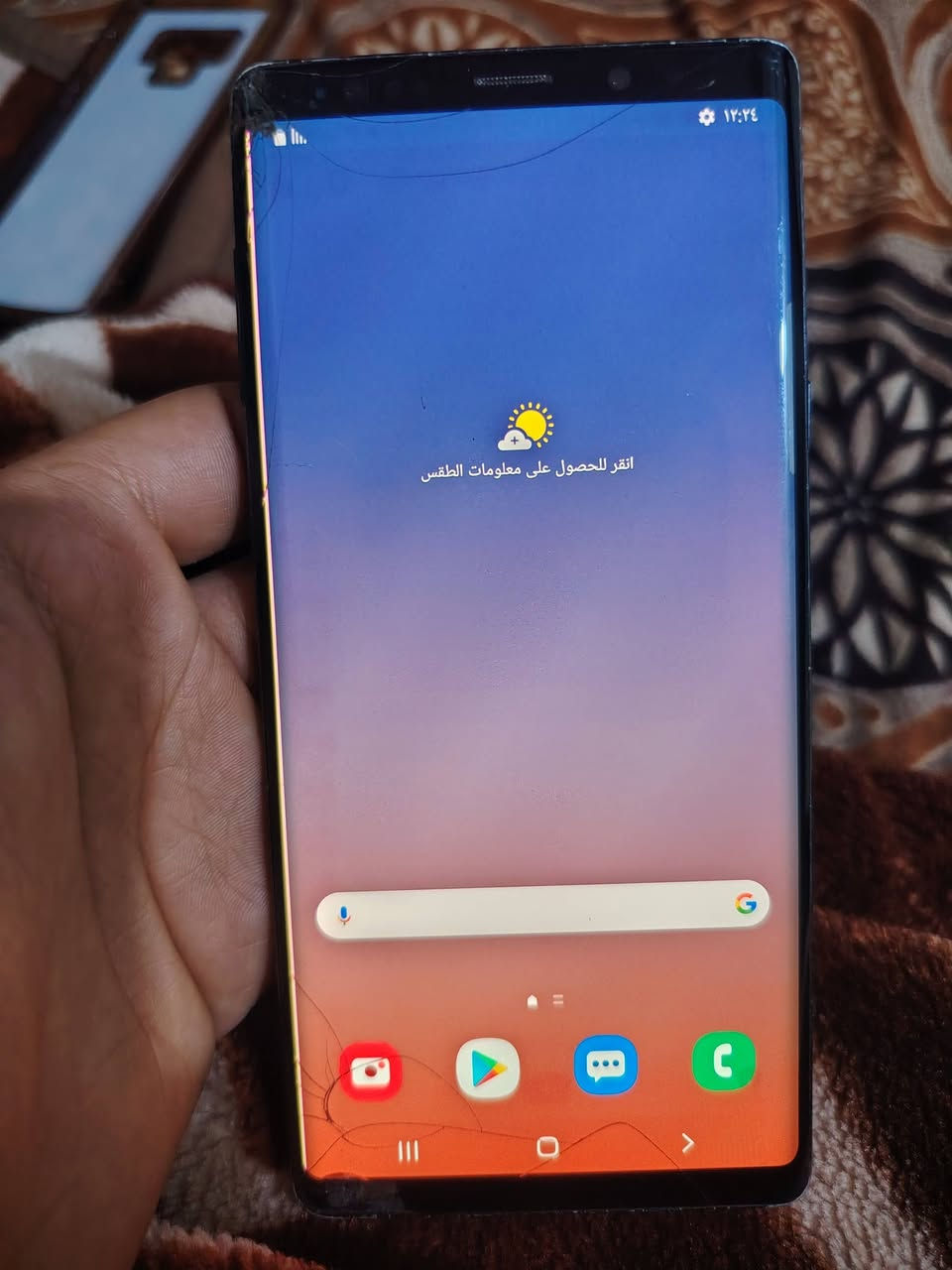 سامسونج نوت ٩ الشاشه مكسوره و بيهه هذا الخط و طابعه بس يلمس طبيعي كلشي ما بيهه و الضهر مكسور الباقي كله شغال ١٢٥ الف مكاني بغداد جميله


**إذا كنت صاحب هذا الإعلان وتريد حذفه لأي سبب، رجاءا أرسل رسالة إلى الدعم الفني**