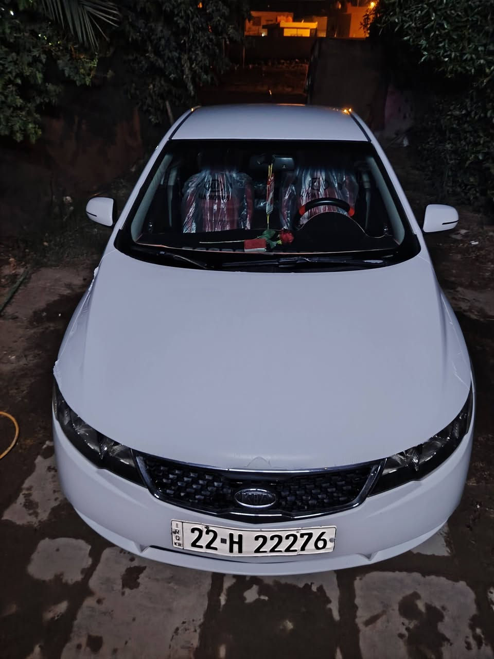 السلام عليكم ورمضان كريم سيراتو ٢٠١٢ ابيض خليجي رقم أربيل راعيها بالنجف تريد مداور تريد وكاله تحكم  ستيرن جهتين اشاير بالمري مري شفط حساسات خلفيه كير 6 نمر. مكينه 1600 دوش تبريد تدفئه خير من الله
ماشيه 285 السياره كفاله ماعدا بيها شبر بالبنيد أثر جويه (حرق) السعر 110 وبيها مجال قليل حك الجيه فقط  للاستفسار ***********  واسف ع الاطاله
