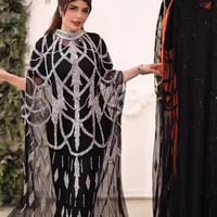 بشت اماراتي • تطريز يدوي • فري سايز ١٥٠