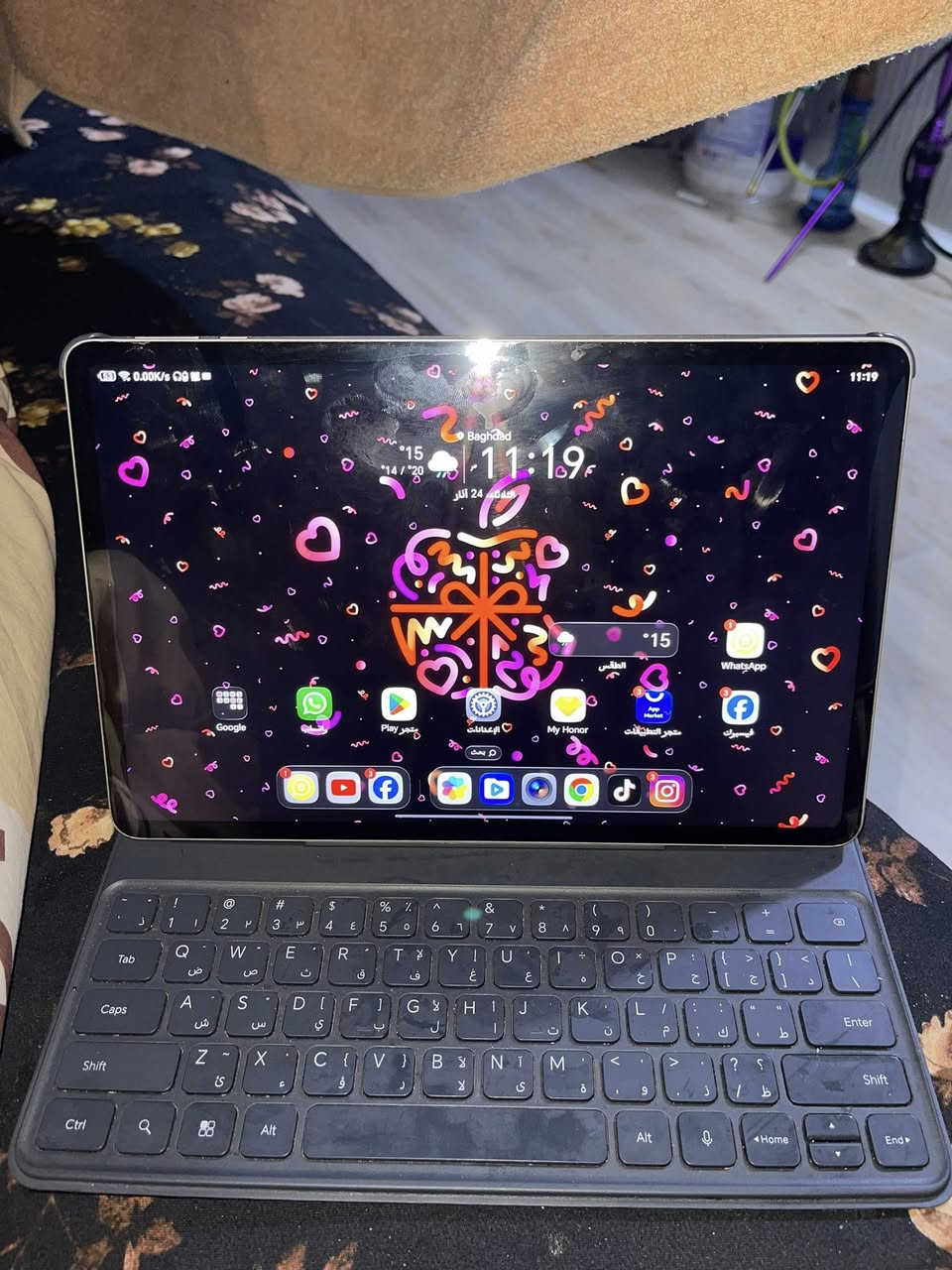 ايباد هونر باد 10 شبه الجديد سعرو 280 قفل 
مكاني بالزعفرانية
***********
