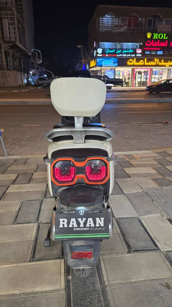 ‎سلام عليكم
سلام عليكم دراجه ريان ام عيون EV.
6 بطاريات كبار .
تشغل بصمة .
سرعه 80.
نظام 3 نمر .
نظام‎ بغداد, العراق


**إذا كنت صاحب هذا الإعلان وتريد حذفه لأي سبب، رجاءا أرسل رسالة إلى الدعم الفني**