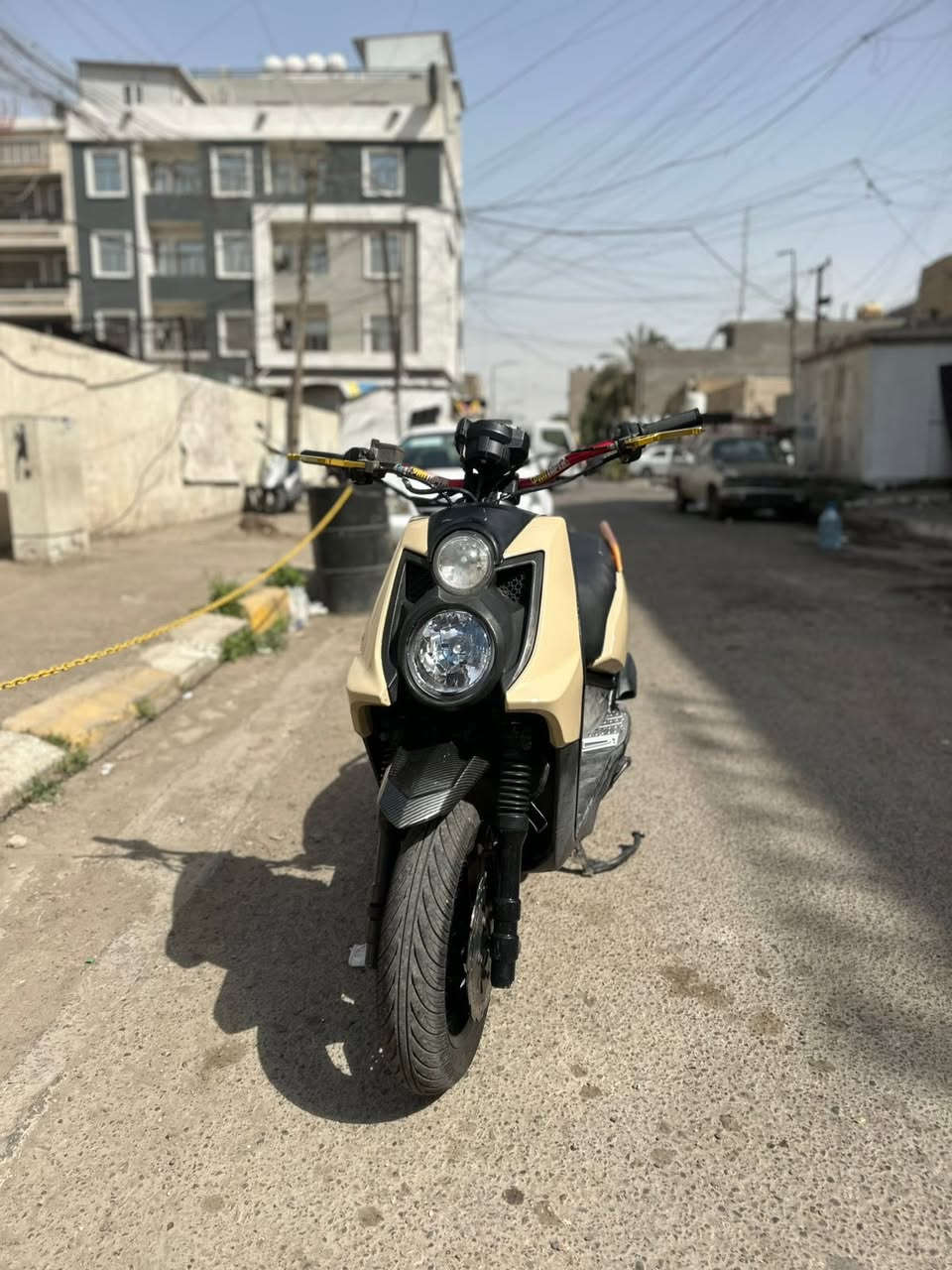 - السَلام ؏ـليڪُم ، 
سكنس جبلي 
دراجه جاهزه مصبوغه للجماليه فقط
يرادله شغلات - بسَيطۿ | جدا 
بريك امامي يحتاجله دهن
وعضمه جهت الهورن 
بيهه تزويد 
فج وصينيه نايسون
ستيرن بطح
دبلات خلفي رياضي 
سبايدر رياضي
يدات رياضي 
كلج امامي رياضي 
السعر750 وبيه مجال
العنوان بغداد كراده مريم
الاستفسار ***********
