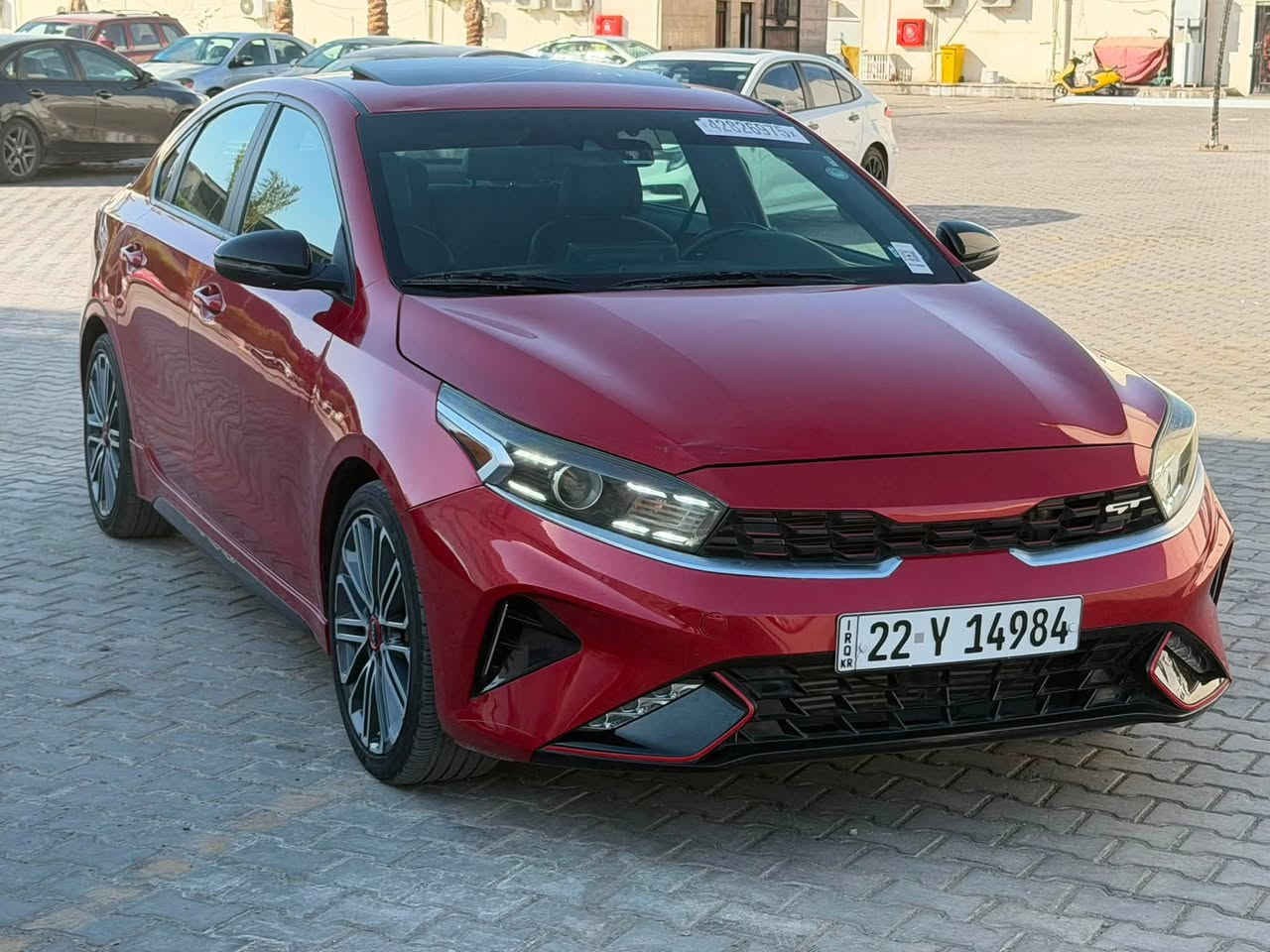 السلام عليكم كيا فورتي موديل 2023 GT وارد امريكي حادثها جاملغ فقط وبارد شبر بالبنيد بدون ايرباك بدون دواخل وشرط الفحص صور الحادث والسونار مرفقة بالمنشور  فول 1/1 اعلى مواصفات اخت الزيرو ماشية 18 فقط مكينة 1600 تيربو كير دبل كلج قوي جدا . مواصفات . بصمة تشغيل سلايت كرسي كهرباء شاشة جبيرة تدفىة وتبريد بالكشنات حساسات شحن واير ليس كشنات حضن رياضي رادارات تبريد قطعتين سايد بريك بصمة ستيرن رياضي وبعد هواية مواصفات . اخوان سيارة جدا جديدة وبرغي مابيهة نقص وبالخير التصير من نصيبة رقم اربيل باسمي السعر 148 وبيهة مجال بسيط مكاني بغداد العامرية ***********
