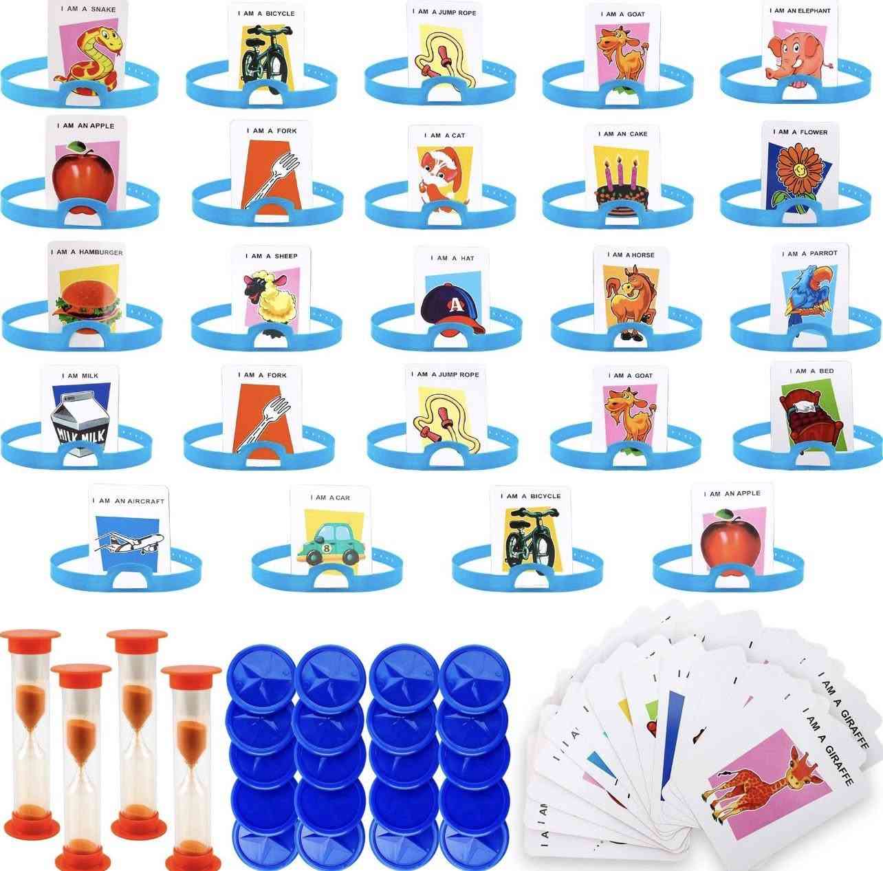 لعبة هي "ما أنا؟" (What Am I?)
وهي لعبة تخمين عائلية تفاعلية

طريقة اللعب: يضع اللاعبون بطاقات على رؤوسهم ويحاولون معرفة صورتهم من خلال طرح أسئلة تعتمد على الإجابة بـ "نعم" أو "لا". 

المحتويات: تتضمن اللعبة بطاقات صور، وعصابات رأس، ومؤقت رملي لزيادة الحماس. 

الفئة العمرية: مناسبة عادةً للأطفال من عمر 3 سنوات فما فوق. 

#العاب #عائلة #تفاعل #جماعي ‎‎#لعبة


**إذا كنت صاحب هذا الإعلان وتريد حذفه لأي سبب، رجاءا أرسل رسالة إلى الدعم الفني**