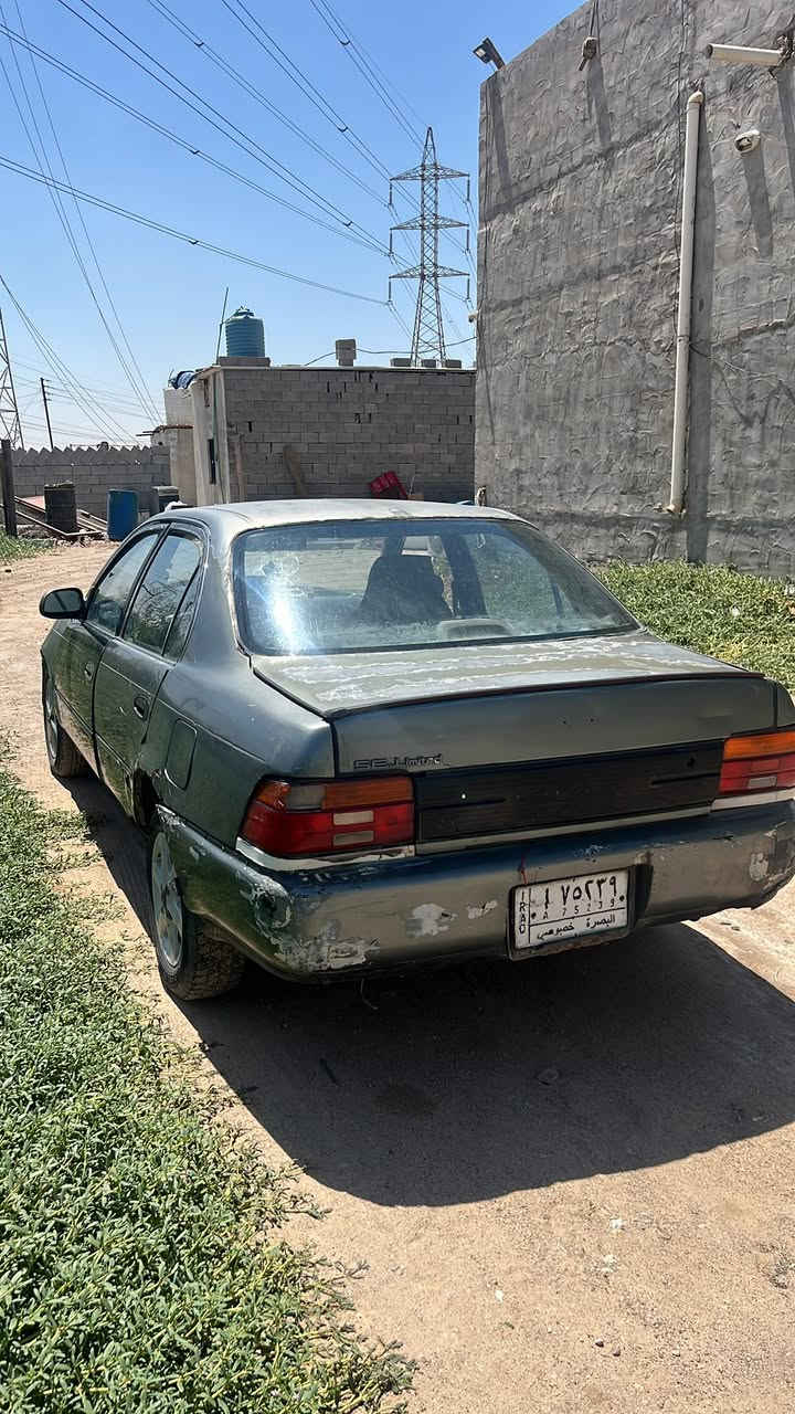 للبيع كورله 1993

مكينه بيها خيط تبخير 

كير جدد 

السياره جاهزه 

رقم بصره سنويه منتهيه 

مكاني بل بصره 

السعر ب 30وبيها مجال 

الرقم ***********
