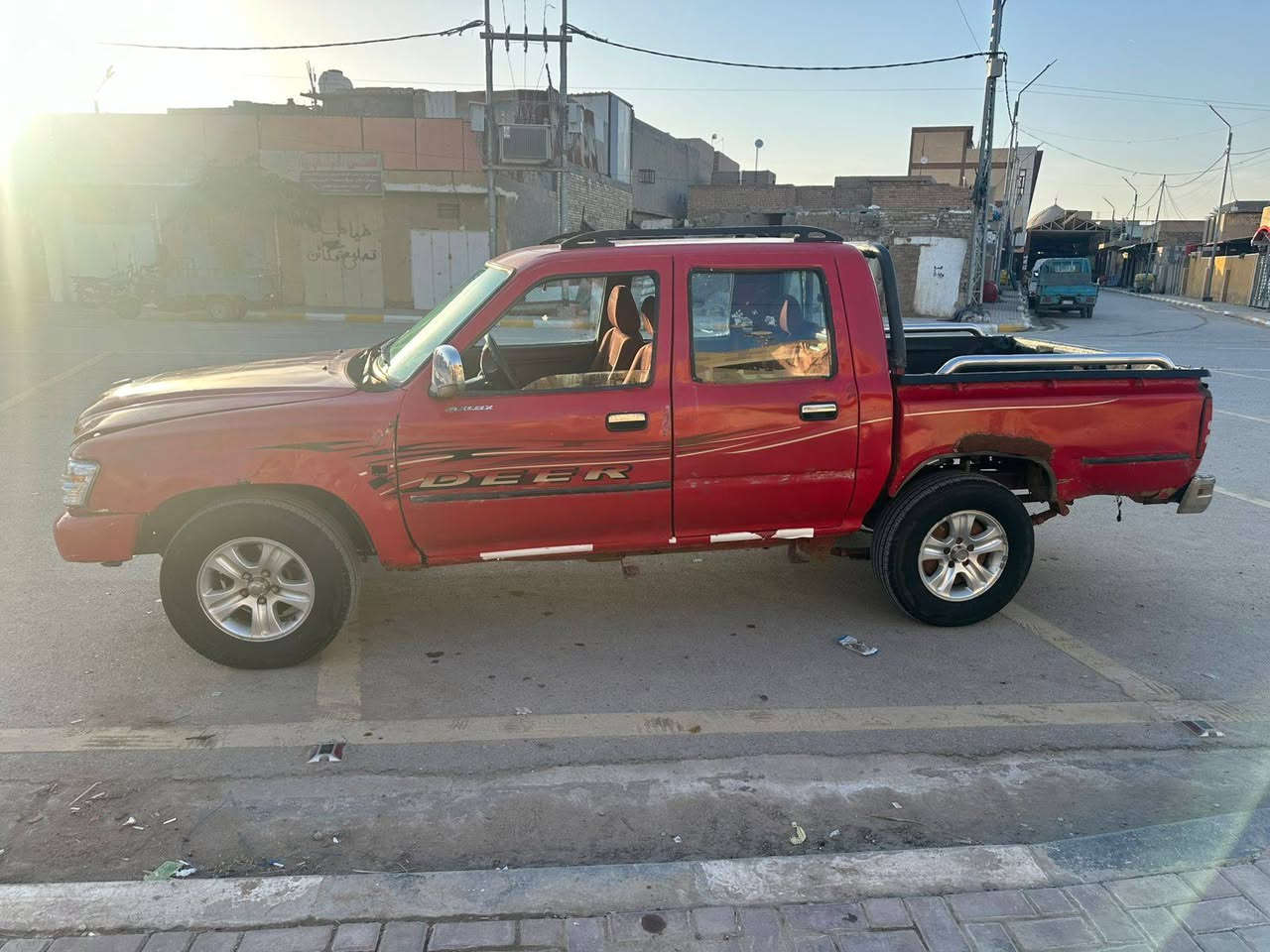 السلام عليكم
للبيع
بيك اب  دير
موديل 2012
السياره كير مكينه مكفول
صدر وحداديه شرط 
كهربائيات السياره شغاله وعوزهه شويه ترتيبات 
بأضافه الى مازدات اماميه خلفيه جدد
باتري وداينمو  وتخم تايرات ابلكات السياره كلهه جديد انه مبدلهن ع ايدي
داخليه السياره حلوه 
اكو ملاحضات ع كشرت السياره والبدي الخارجي
سياره رقم ميسان شرط التحويل والمداور سنويتهه لغايه2029
السعر 30 وبيهه مجال قليل
العنوات كوت شيخ سعد
للاستفسار اكثر 
*********** محمد
