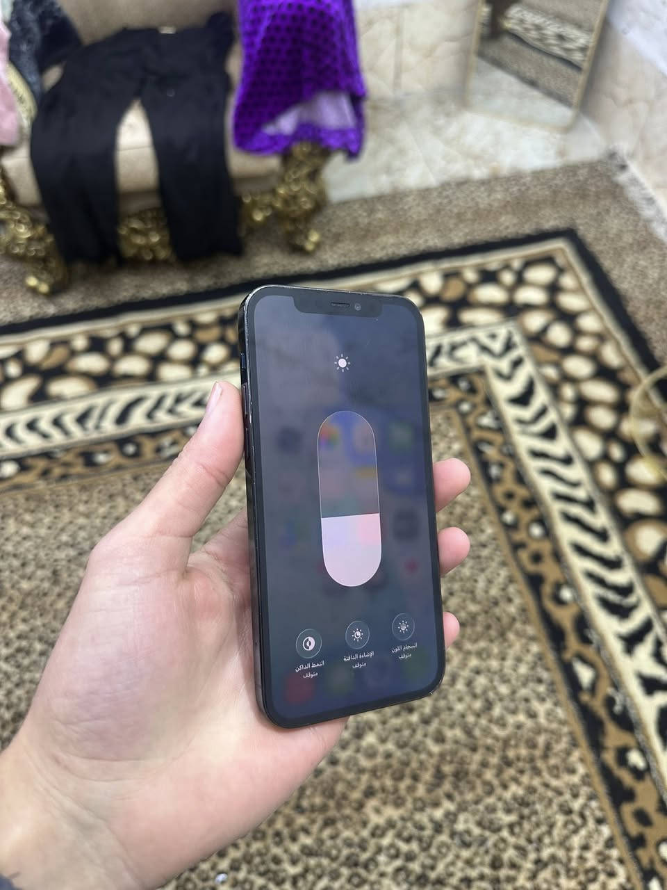 12برو فقط جهاز نضافه100/100 كله شغال 
ذاكره128
بطاريه78
مبدل شاشه اصليه شرط 3خيارات 
كامرات اتصال كله فول 
فيس إيدي واكف
بيع اوً مراوس سعر الجهاز 225 ألف فقط مكان رمادي ورار
***********
