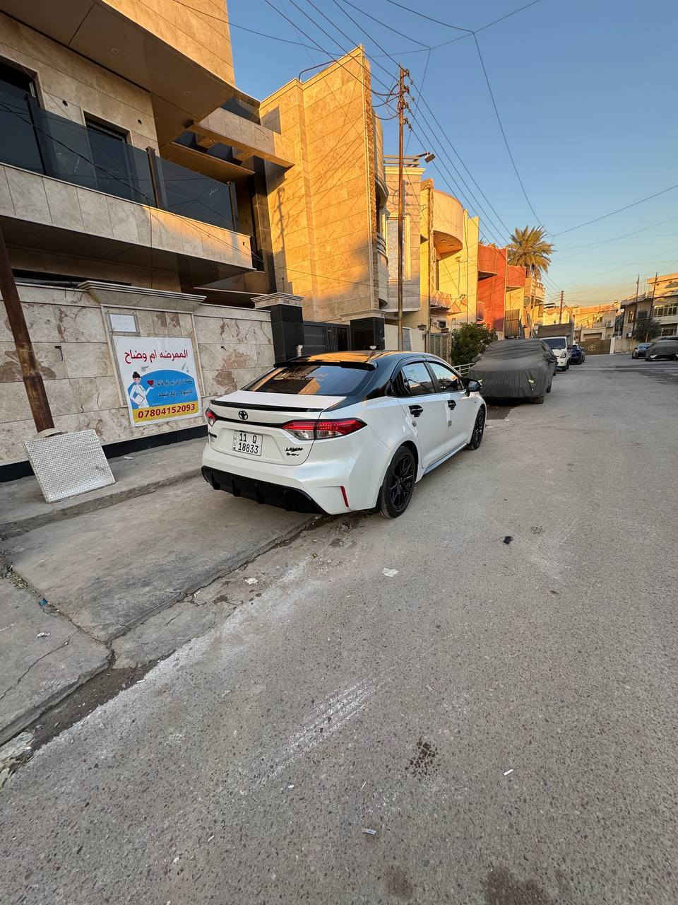 كورلا 2025 S بلاك ادشن رقم بغداد

محرك 1800هايبرد HEV مري بلاك بلادي ويل بلاك كبير 

ماشية 8 الف ماشيه استعمال بيتي 

محرك 1800 هايبرد شحن ذاتي 

بصمه + دخول ذكي 

هاندر بريك بصمه + اوتو هولد 

سلايت 

رادار امامي 

سياقه اليه 

تبريد قطعتين 

شاشه ابل كار بلي + كامره خلفيه 

مانع نزلاق + مود درايف +  ايكو مود 

كيجات شاشه دجتل 

مقاعد جلد كهرباء 

ويل بلاك حجم 17 

حساس لايت كامل اوتو عالي ناصي اوتو + حساس ظغط اطار 

تحكم سترين كامل فول 

لايت زينون + لد صباحي + اشاره لد 

كت اس بلادي 

شاير مري  

السعر  : 175
*********** 

بغداد/الدوره السياره معدل عليها 

كاعيات/ فايف دي اصليه /فرشه صندوك فابلون اصلي مو لزك بنيد قماره جنطه للحمايه من الشخوط والحصوو ضمانه سنتين
