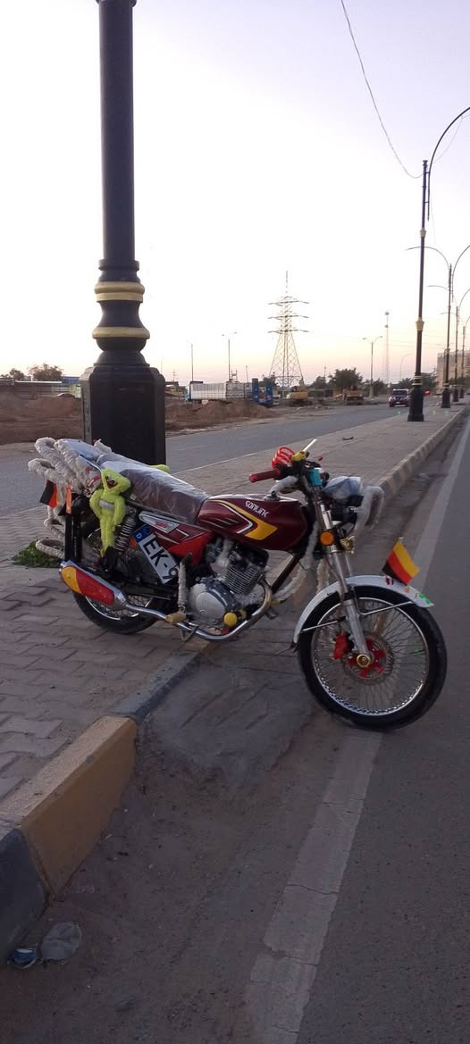 السلام عليكم 🍃🔕
تايگر موديل 2025 دراجه مفوله من حض وبخت مكينه شرط ممفتوحه كهربائيات كلها شغاله الدراجه حلوه ومرتبه متصرف عليها برغي مو شراي اعبر المنشور فدوه اروحلك 
: ***********
