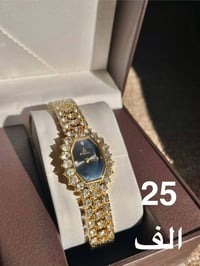 فيترون (نسائي) مرصع بل الكرستال لون القطعه ذهبي كوارتز ضمان سنتين يم ا...