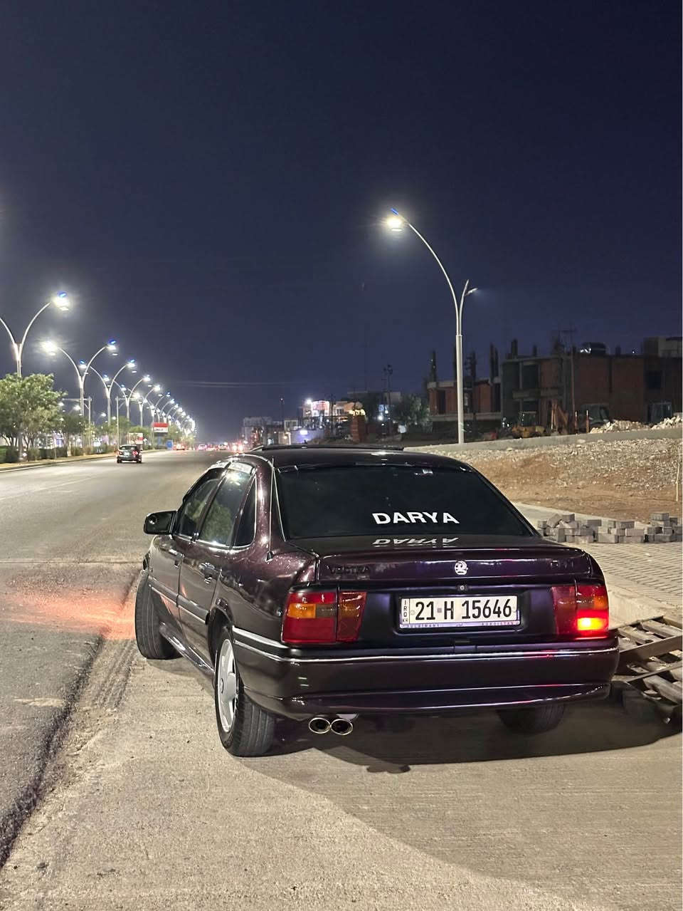 ئوپڵ فیکترا
مۆدێل ١٩٩٢
مەکینە ١٨
گێر عادی
سەنەوی و هەزەئ تازەیە
سعری ٤٨ و مەجالێکی کەم
شوێن کەرکوک
*********** كركوك, العراق
