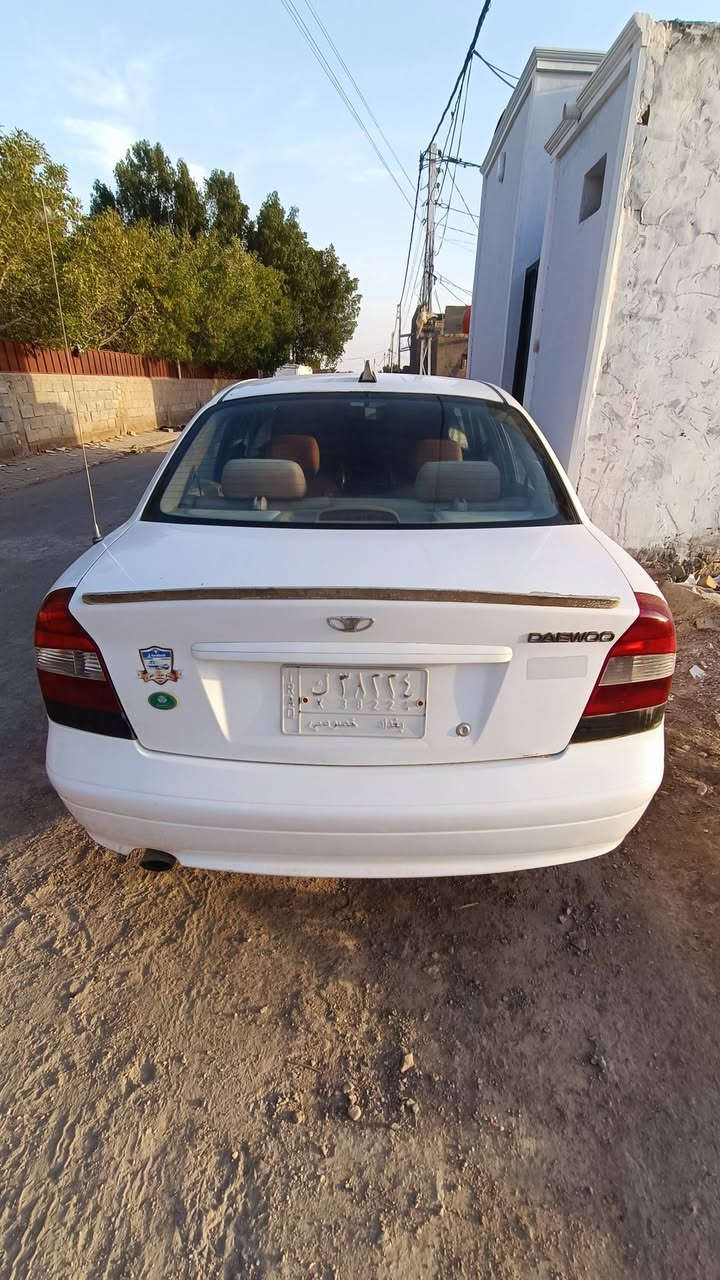دايو نوبيرا موديل 2002
سيارة جاهزة كير مكينة حدادة تبريد 
زوج تايرات جدد بلوتوث سنتر لوك دسكات جدد
سيارة حيل ناعمة وبدون دوانز نهائيا لو اديرلها نفط هم تمشي 
مكينة جديدة بالجيس شادها بلكات جدد البارحة شادهن بخاخات ادامة عليهن فيتبم جديد فلاتر نافضها نفض 
شغل واطلع لمحافظتك وين ما جان رقم بغداد الماني سنويتها لنهاية 2027 سعرها 46 ومجالها حك جية فقط رجاءا الموشراي لا يواعد يرحم والديكم سيارة جاهزة واتعاتب عليها وبالعافية عالشراي وينة الفلوسة قليلة ويدور سيارة جاهزة وما اتعبة 
مكاني ديوانية ***********

