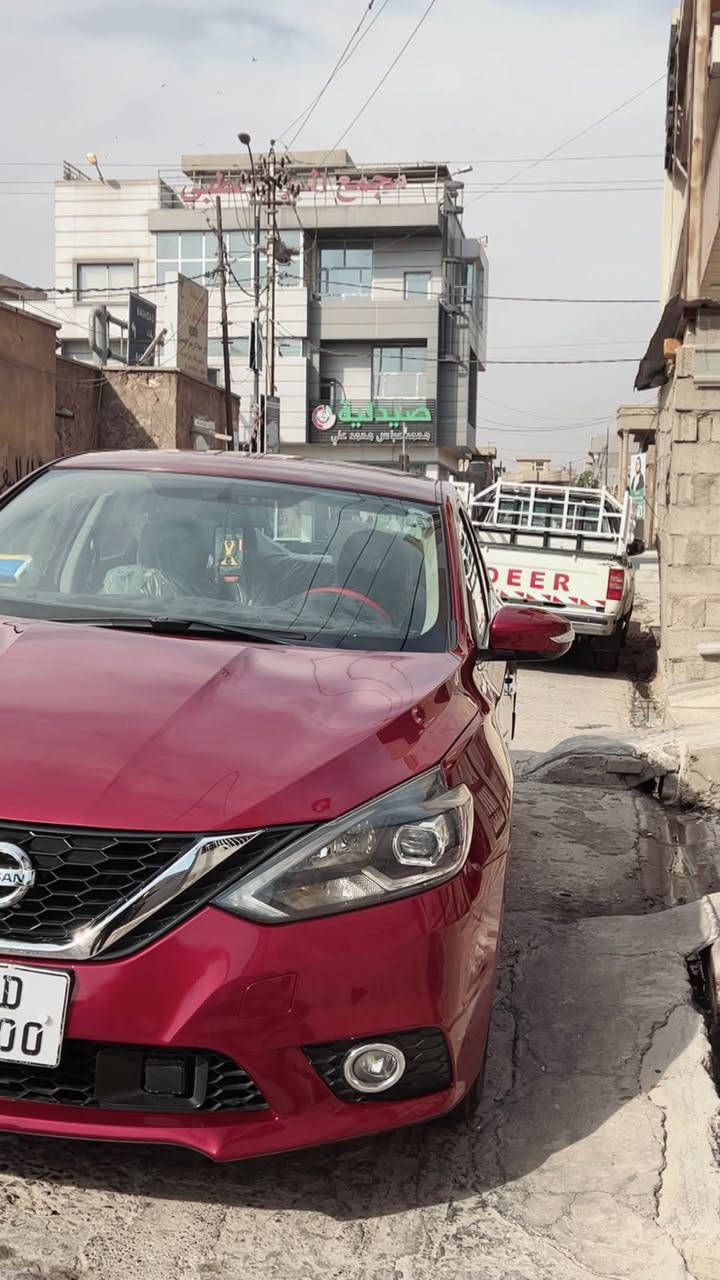 نيسان سنترا 2019 SR نضافه فول 
تحكمات ستيرن 
مانع انزلاق 
رادار امامي 
سياره اقتصاديه نضيفه 
ضررها بابين بارد وبيهن ربع صبغ+ جاملغ خلفي + بونيد مبدل فقط + حالوب بلقماره خفيففف من امريكا 
دفتر بانزين 
تايرات صدر حداديه 
كير محرك كامل 
سعره 108 وبيها مجال بسيط 
*********** كركوك, العراق
