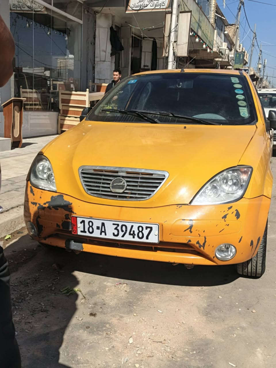 سلام عليكم طيبة موديل 18 بيه رشات صبغ حدادية جديدة مكينه جديده تخم تأير جديد سياره حلوه منضومه غاز سعر علا هاذه الرقم ***********
