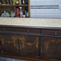 بوفيه خشب زان • مترين ونص • الحلة حي الضباط