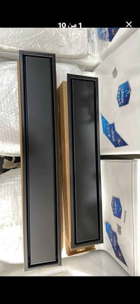 صفاية دش خطي • ستانلس ستيل 304 • أسود