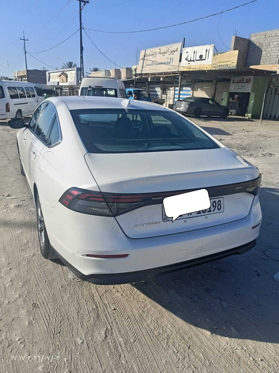 هوندا اكورد 23 السعر 160رقم اربيل الحادث مرفق بالصور
للاستفسار الاتصال بالرقم ***********
