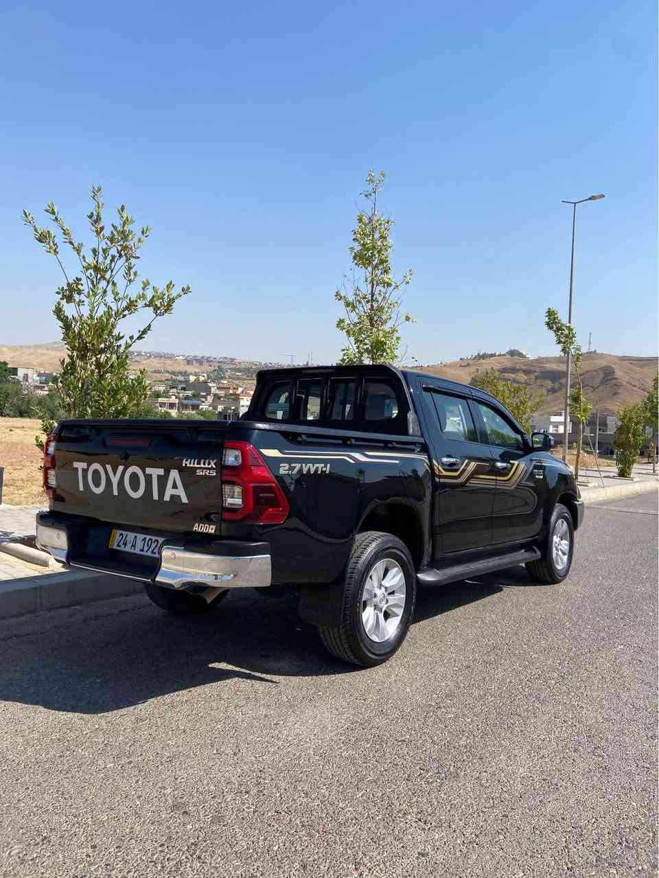 Hilux 2018 
سياره كه بي سبوغه ته نها ٢جي. ته عديله رسمي سونه رم دانا وه كامل كرايته ٢٠٢٥ كئر اتوماتيك ٤تايه ي نوي له بنه سه نه وي شتي تا 2031 نويه سياره كه 212000km رويشتوه سعريش 240مه جال
*********** أربيل, العراق

