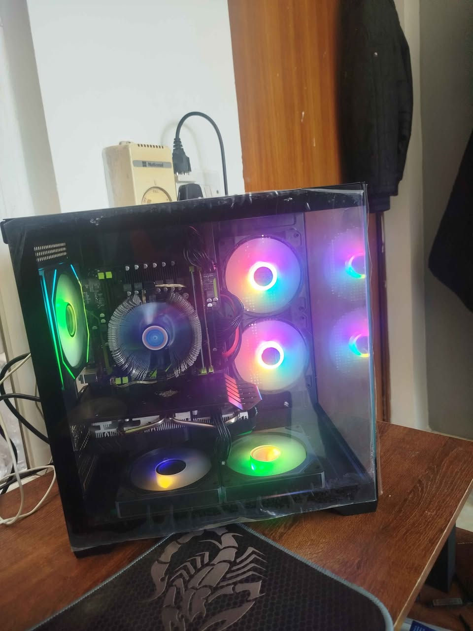 Motherboard x99  
INTEL XEON E5 2630V4                                           
RAM DDR4 16 GB  Speed Samsung 
POWER SUPPLY 550 WATTS  New
 GRAPHICS CARD  RX580 8GB                          ssd 120 gb new  hhd  1T  
CASE  rgb PC 5 FUN New
COOLER Stock
نرخ 465 هزار أربيل, العراق


**إذا كنت صاحب هذا الإعلان وتريد حذفه لأي سبب، رجاءا أرسل رسالة إلى الدعم الفني**