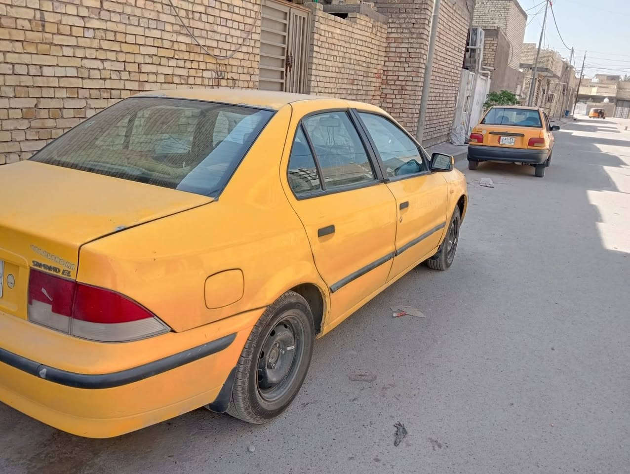 اسلام عليكم سمند 2009السياره جاهزه بسمي تحويل مباشر امصفره هيه وغرامه تاخذ جاهز ما اتعبك مكينه كير  تخم تاير جدد اترايك للبصره   مكان السياره حي اور  للتواصل هذه رقمي ***********  
السعر 25 $
