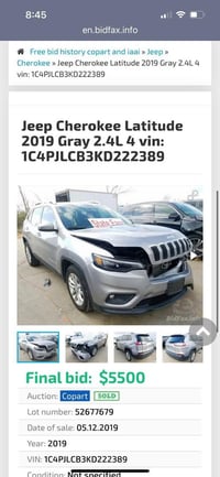 جيب بزون موديل ٢٠١٩محرك ٢٤٠٠ ماشية ٦١ ميل حادثهه جاملغ امامي وخلفي جهه...