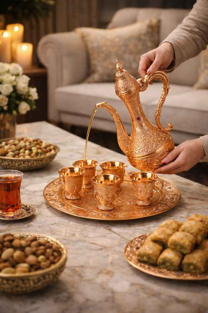 ✨ طقم ضيافة فاخر بتصميم شرقي أنيق ✨
إذا تحب تضيف لمسة فخامة وجمال لجلساتك 👌 هذا الطقم هو الخيار المثالي!
🔸 تصميم شرقي راقي يلفت النظر
🔸 معدن عالي الجودة بلون نحاسي لامع
🔸 دلة مزخرفة مع أكواب وصينية متناسقة
🔸 مثالي لتقديم القهوة والشاي بأسلوب أنيق
💫 مناسب للضيافة، المناسبات، والبيت العصري
💰 السعر: 30 ألف فقط
🔥 لا تفوّت الفرصة وخلي ضيافتك مميزة وفخمة!
#طقم_ضيافة
#ضيافة_فاخرة
#دلة_عربية
#قهوة_عربية
#ديكور_منزلي
#أناقة
#هدايا
# أربيل, العراق


**إذا كنت صاحب هذا الإعلان وتريد حذفه لأي سبب، رجاءا أرسل رسالة إلى الدعم الفني**