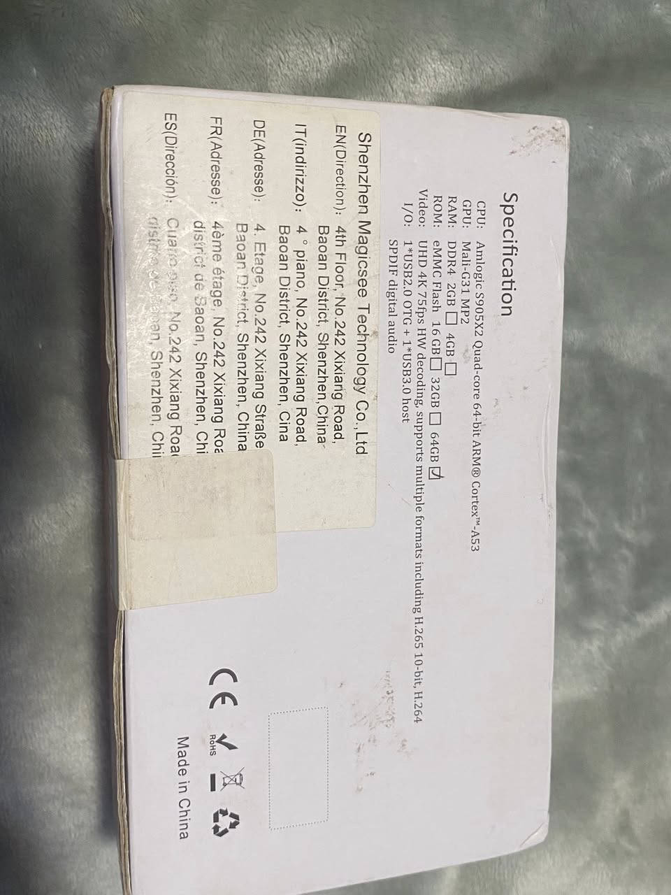 تيڤي بوكس للبيع


**إذا كنت صاحب هذا الإعلان وتريد حذفه لأي سبب، رجاءا أرسل رسالة إلى الدعم الفني**