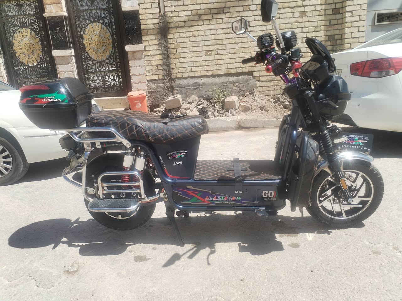 دراجة للبيع لخوين موديل 25بصمة 6بطاريات نضاف على الفحص جهاز مانع سرقه جهاز تشقيل من بعد كهربايات شقالة السعر 650وبي مجال ***********

