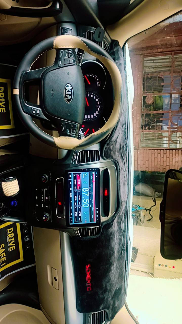 سلام عليكم كيا سورنتو للبيع موديل ٢٠١٤ خليجي مكفولة من الضربة والصبغ والتبديل محرك سته سلندر سيارة عل وضع الشركة بأسمي رقم بغداد تبريد ثلج ٣ قطع سبعة راكب محرك وكير وميكانيك جدد كفاله وحتى البدي سيارة مكفول كفاله عامة شرط الفحص دوشمة جديدة تخم تاير قبل سبوع شاد سيارة نص فول مري شفط أشاير بالمري سيارة ماشية شي قليل أستخدام شخصي من الدوام للبيت فقط سيارة خير من الله أسف عل إطالة اخوان سعر ١٩٠ $ وبيها مجال للطيبين / *********** بغداد, العراق
