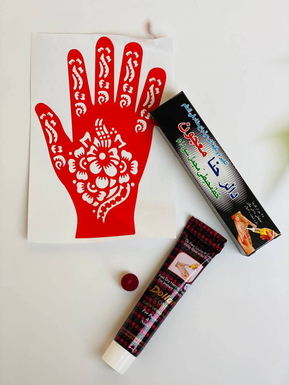 ✨ دالر الحنا الأصيل – أسود وأحمر ✨
✅ يترك خطوط ونقشات واضحة وجميلة على اليدين
✅ ألوان ثابتة وطويلة المدة
✅ مناسب لكل أنواع الجلد
✅ يأتي مع أفكار نقشات كفوف مختلفة لتصاميم احترافية

💫 اختاري رسمة اليوم وكوني مميزة بين صديقاتك!

تتوفر خدمة توصيل لجميع محافظات العراق 🚗 كربلاء, العراق


**إذا كنت صاحب هذا الإعلان وتريد حذفه لأي سبب، رجاءا أرسل رسالة إلى الدعم الفني**