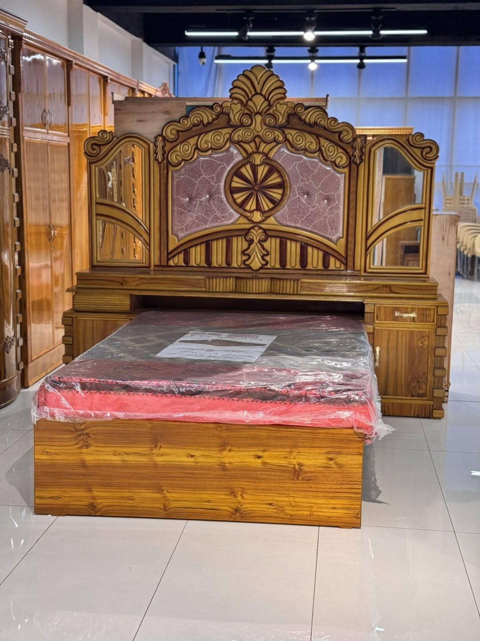 الان من #سيزر_مول 

غرفة نوم نجارة عراقية 🇮🇶

شغل متين وتصميم أنيق
تفصيل حسب الطلب وبجودة عالية

💰 السعر: 1,800,000 دينار فقط

للاستفسار مراسلة الصفحة او الاتصال 
على ***********_ ***********
