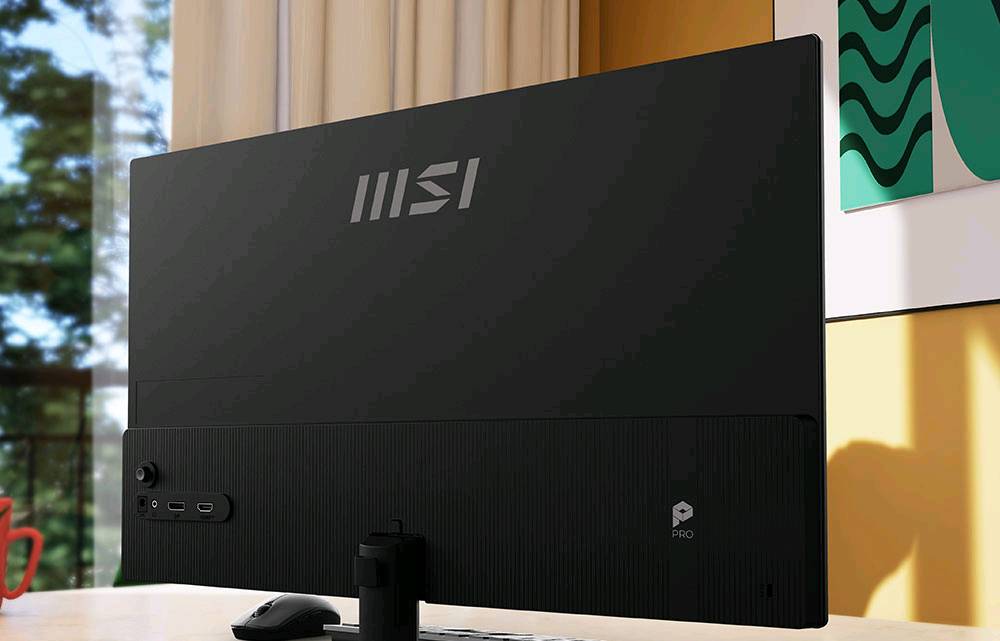 شاشة msi pro 24.5 fhd ips 100hz نظافة 100٪