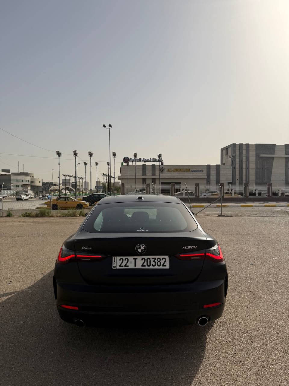 BMW 430i Grand Coupe xDrive 2023 🇩🇪 
بسعر مناسب 

 • وارد أمريكي ثلاث قطع
• ممشى 27 ألف كم فقط
• السيارة نظيفة جداً ومكفولة

✅ تغليف PPF أسود طافي كامل سويدي ضمان ٧ سنوات
✅ حماية درع جام
✅ LED Grille
✅ Exhaust (Muffler Delete)
✅ برمجة M Power + Sport Plus

السيارة بحالة ممتازة ولا تحتاج أي مصرف .

الموقع: بغداد – شارع فلسطين

التواصل على الواتساب فقط
***********
