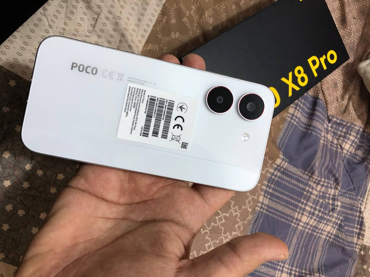 السلام عليكم 

Poco x8pro 
ذاكره 512🔥
اللون المميز 🩵
يشغل 120جماعه الالعاب
كسر كارتون 
السعر نهايته 500


**إذا كنت صاحب هذا الإعلان وتريد حذفه لأي سبب، رجاءا أرسل رسالة إلى الدعم الفني**