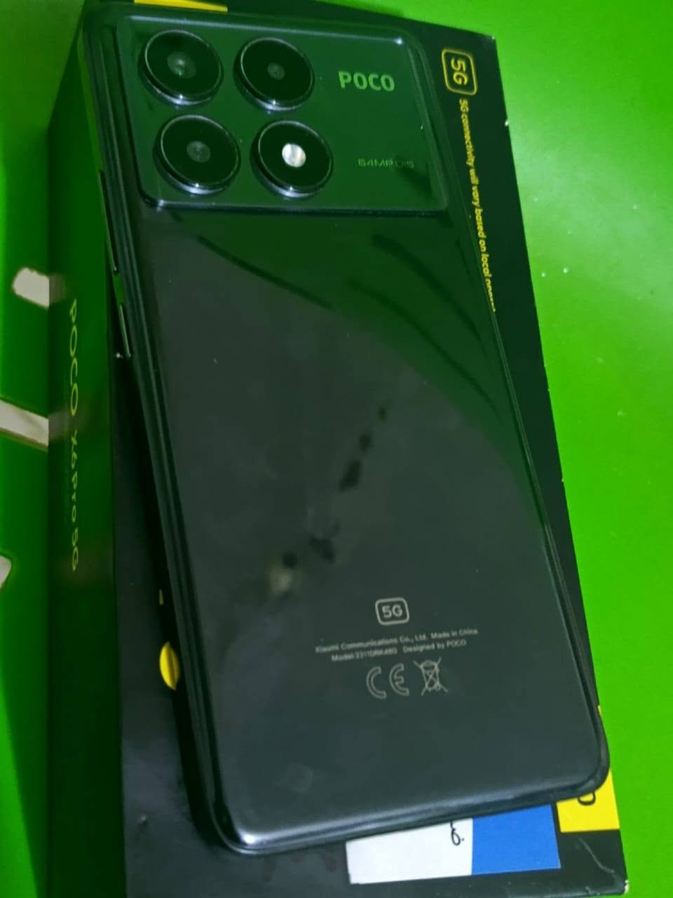 سلام عليكم توفرPOCO X6 Pro: وحش الفئة القوية للألعاب!🔥🔥
أقوى ميزة: أداء خارق بمعالج Dimensity 8300 Ultra وشاشة أموليد 120Hz🔥 فائقة السلاسة بسعر منافس.
الخلاصة: أفضل خيار إذا كان تركيزك الأساسي على الألعاب والسرعة، مع شحن سريع 67 واط ومساحة تخزين ضخمة. 512 ذاكرة🔥🔥
ببجي 120 🔥🔥فريم جهاز نضيف كلش
***********
متواجد واتساب وماسنجر 
السعر🔥 خاص

