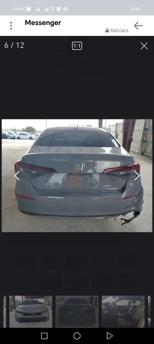 السلام عليكم هوندا سيفك 2025 هايبرد سبورت لون سمنتي بدون ايرباك ماشيه 20 الف كيلو سياره حادثها خفيف 
السعر 180 
مكان سياره : السيديه 
***********
