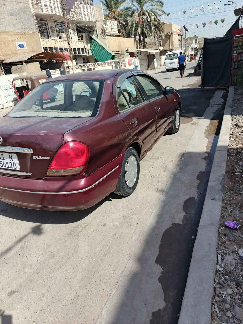 السلام عليكم
نيسان سني 🇯🇵 موديل ٢٠٠٨ محرك اسود المرغوب رقم بغداد بااسمي سياره مكفوله من ضربه وصبغ فقط بارد بسيط بالجاملغ الخلفي كير مكينه تبريد حداديه تخم تاير كفاله
العنوان بغداد 
السعر٩٣ وبيها مجال 
استفسار خاص او اتصال *********** و***********
