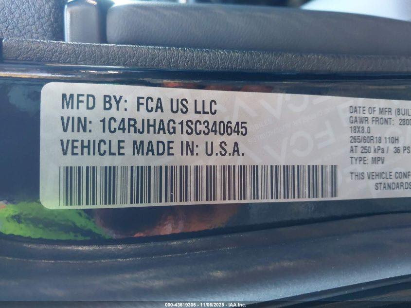 #أعلان مزاد

🇮🇶🇺🇸 فرصة مميزة لأصحاب كتب الشهداء 

📢 كما عودناكم على المزادات الأمريكية 🇺🇸
✅ وبأقل الأسعار وأسرع وقت ممكن

🚗   Jeep Grand Cherokee Altitude X 

الموديل…  2025
🛠️ الضرر: + موضح بالصور 
📏 عداد المسافة: 1.200  (فعلي)
📋 حالة السيارة: شغالة (Run & Drive) – مفتاح موجود
🔧 حجم المحرك:  3.6 
 – دفع رباعي AWD
🔍 رقم الشاصي: 1C4RJHAG1SC340645
📅 تأريخ المزاد 2/3/2026
 الساعة 5:00 مساءً بتوقيت iraq

📍 موقع المكتب :
البصره، القرنة، شارع الجمهورية الرئيسي، مقابل مطبعة  الولاء

📧 البريد الإلكتروني:
auto.car.iq@gmail.com

mu95iqwl@gmail.com

📞
: *********** مصطفى 
📞
