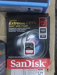 سانديسك • كرت SD ٢٥٦GB • جديد