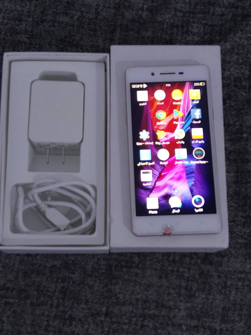 السلام عليكم ..
موبايل oppo A33m
موبايل كلش نظيف مريب وحلو اتحب اتخلي جهاز ثانوي 
او تحب اتخلي لاطفالك 
حجم الشاشة 5.3
ذاكرة الجهاز 16
حيكون سعره ب 25 الف
اذا مع رام خاىجي 32 كيكة 
حيكون سعره 35
مع ملحقاته كارتون+ شاحن 
 وكلشي موضح بل الصور والفديو 
مكاني بعقوبة التحرير


**إذا كنت صاحب هذا الإعلان وتريد حذفه لأي سبب، رجاءا أرسل رسالة إلى الدعم الفني**