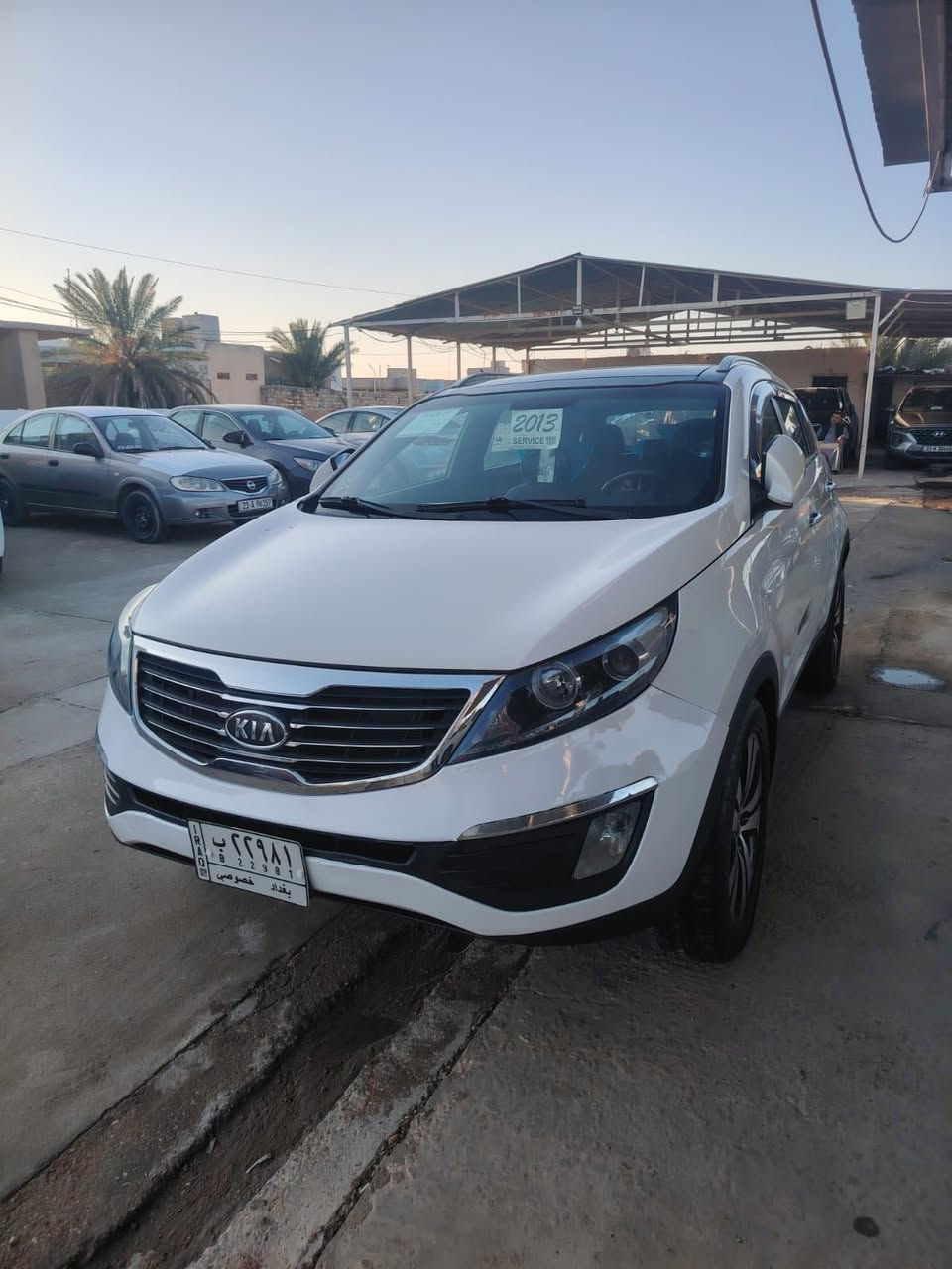 سلام عليكم  سبورتج موديل ٢٠١٣خليجي بيه قطعتين صبغ   جملغ خلفي والبنيد
سياره فول موصفات 
١٤٠وبيه مجال. 
مكان سياره بغداد العامري
***********
