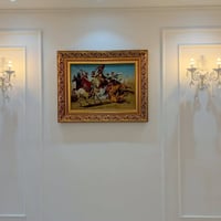 صبغ المنازل وعمل جميع انواع الديكورات والجبسن بورد للتواصل 07864520377...