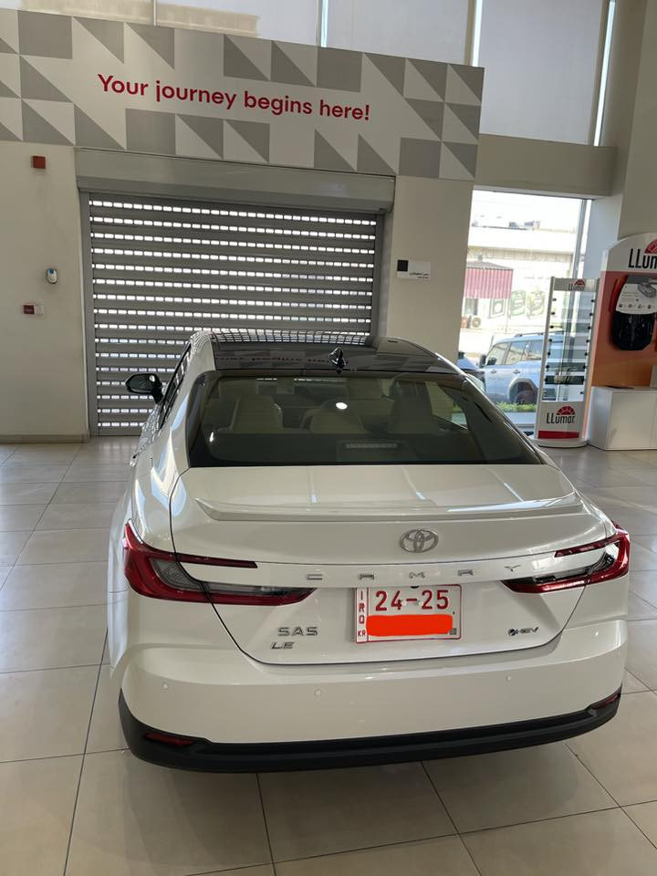 للبيع تويوتا كامري 2025. HEV. SAS هايبرد شركة ساس زيروو سقف بانورما  ضمان تويوتا العراق.  السعر 295$ 💸(***********) 📞☎️السعر295$💵
